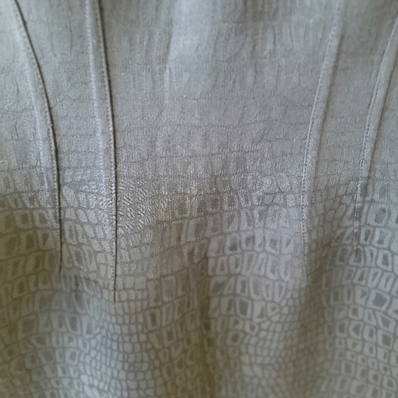 Tahari Shift Dress - Navy Blue - No Size - Measurements Listed - Picture 7 of 8